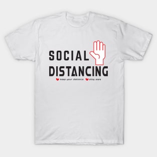 SOCIAL DISTANCING - ON LIGHT COLORS T-Shirt